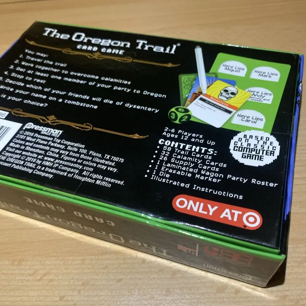 The Oregon Trail Card Game - by Pressman
